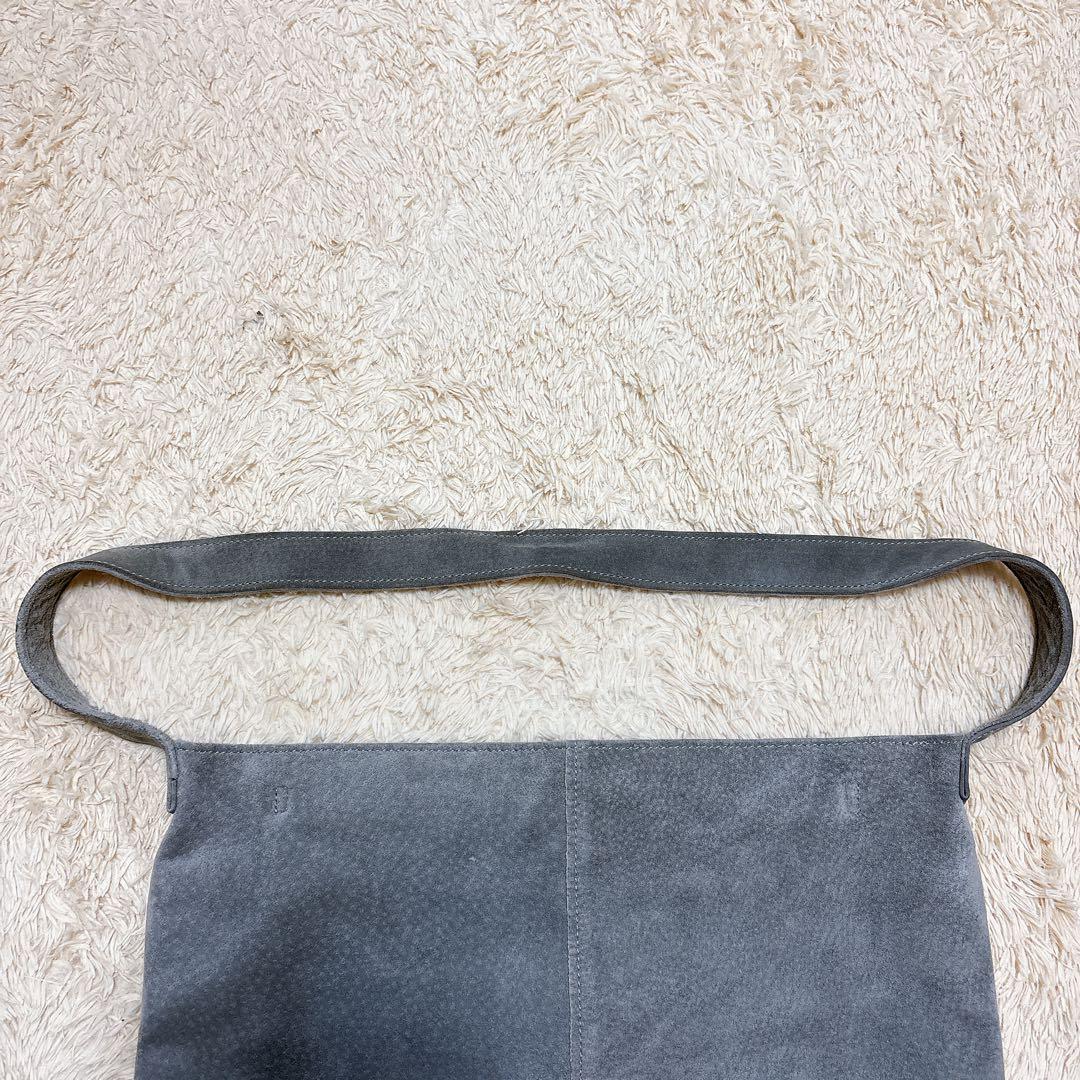 北欧暮らしの道具店 撥水スエード 2WAY トートバッグ グレー ショルダー