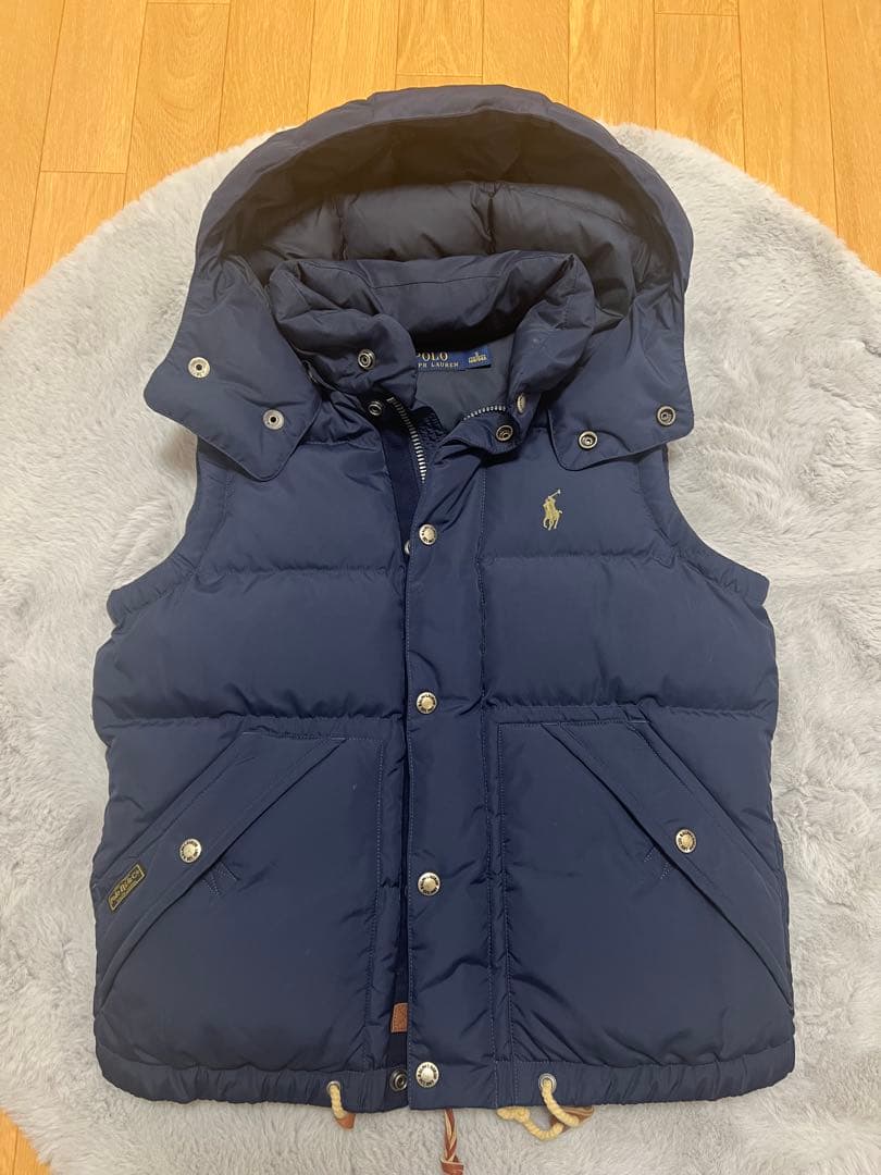 POLO RALPH LAUREN ラルフローレンネイビー ダウンベスト