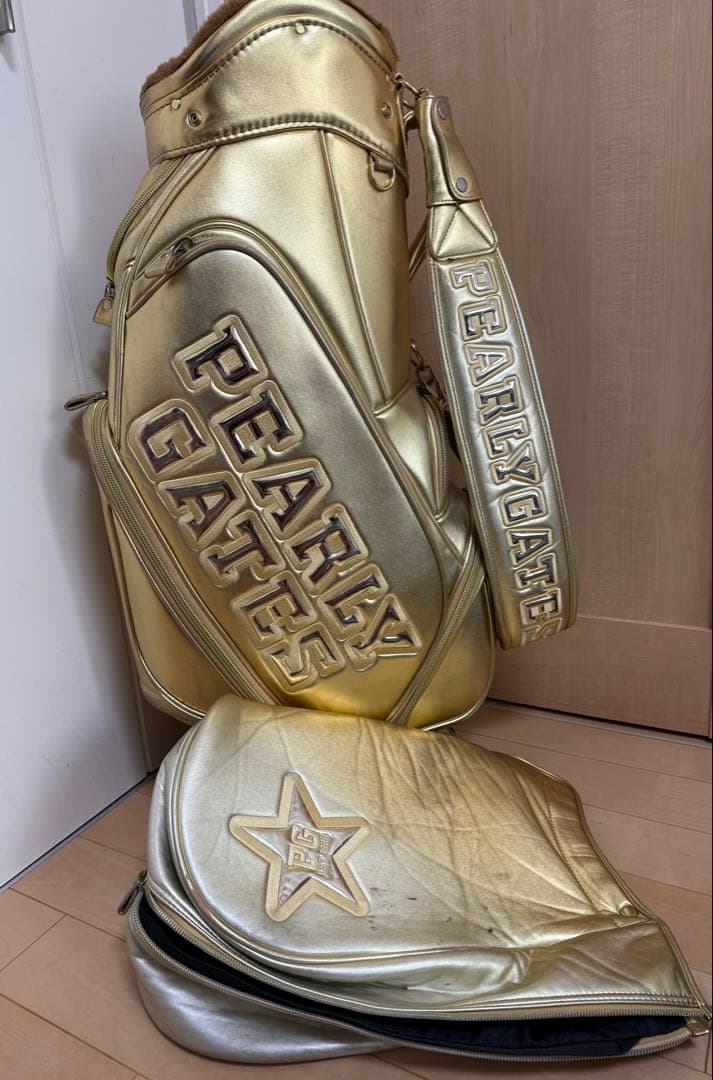 限定★パーリーゲイツ★キャディバッグ★ゴルフ★ゴルフバッグ★レア★ゴールド★金