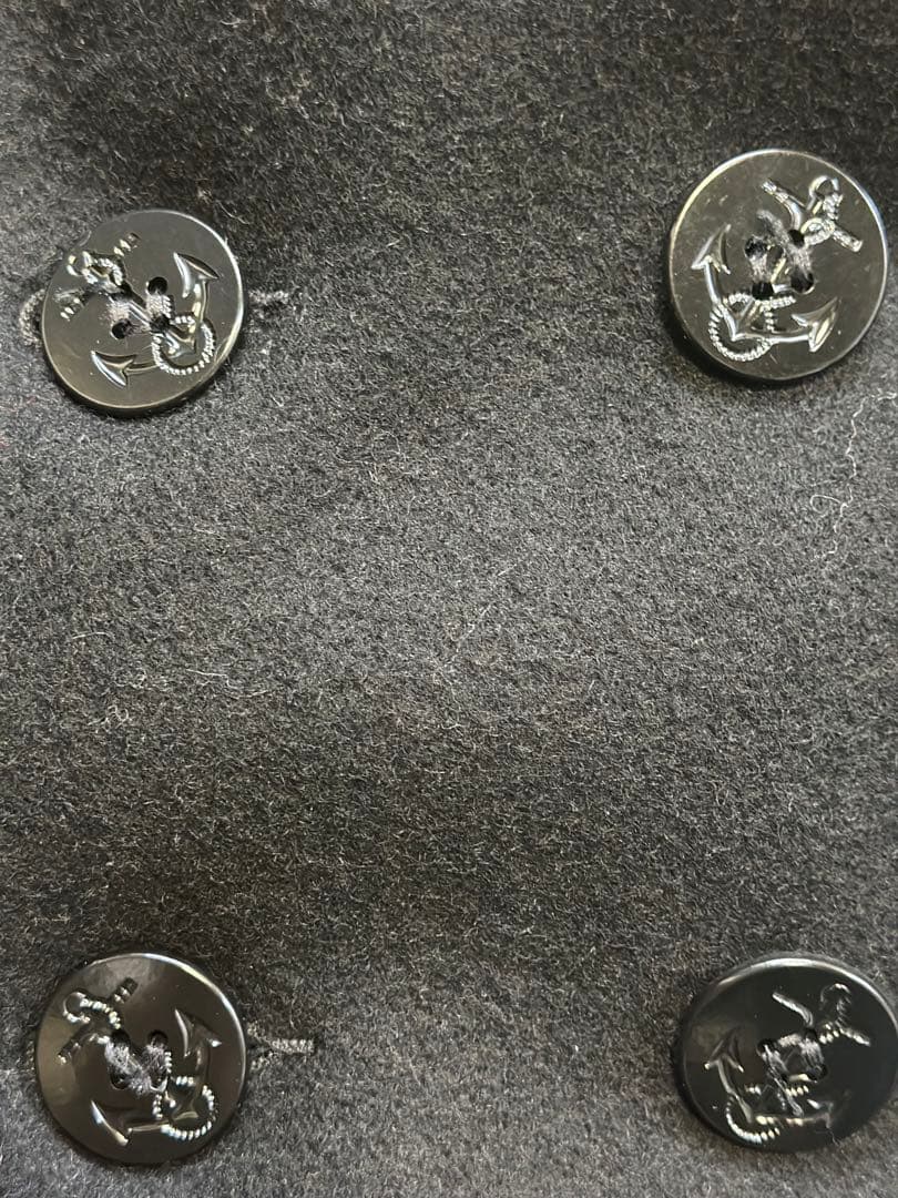 ▪️美品　サイズ42（XL）▪️SCHOTT ブラック ウール ピーコート