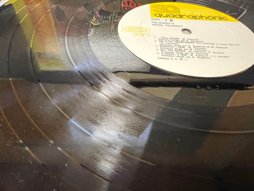 希少4ch盤 ミッシェル・ポルナレフ 帯付 LP洋楽ECPL-3 1972年