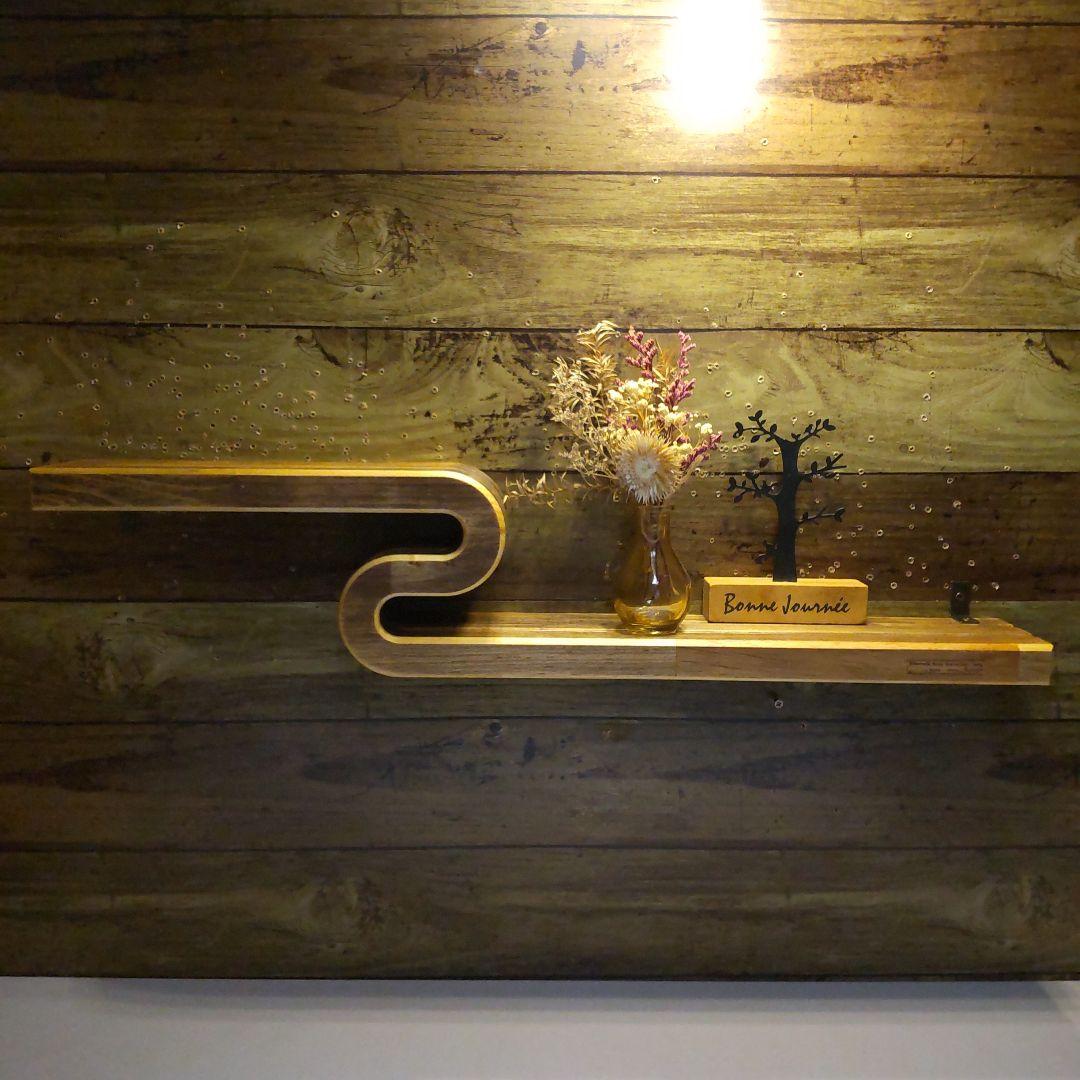 ウォールシェルフ　ウォールラック　飾り棚　北欧　【60cm】