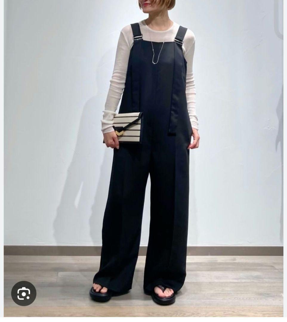 ☆美品☆《NOBLE》24SS サスペンダー オールインワン 36