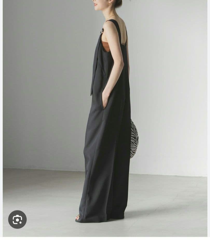 ☆美品☆《NOBLE》24SS サスペンダー オールインワン 36