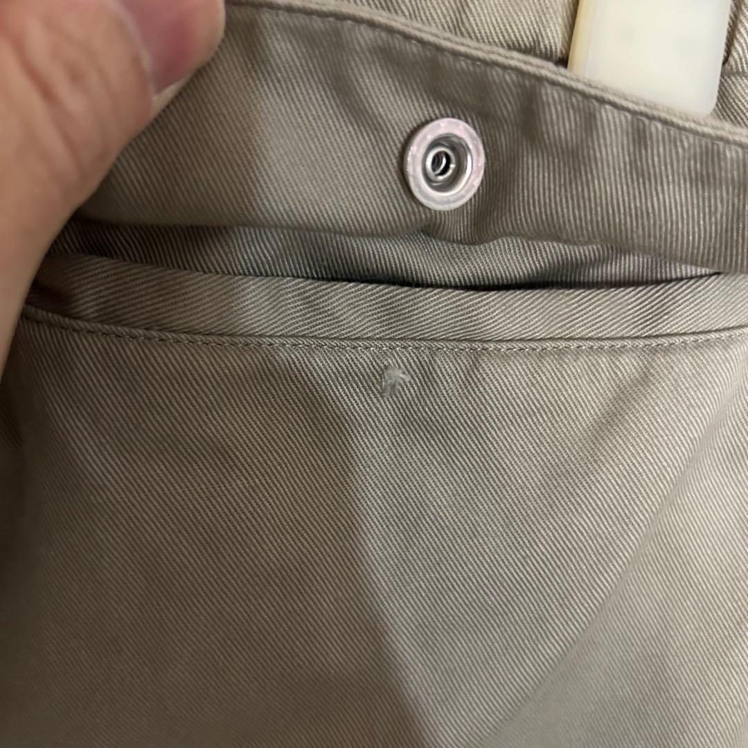 Yuan Relax Tuck Pants ”Cotton Chino”ベージュ