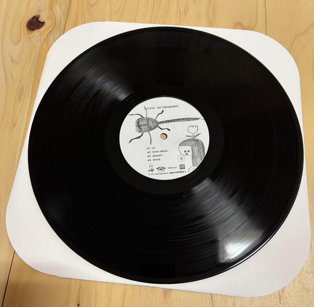 rei harakami unrest 12インチレコード2枚組