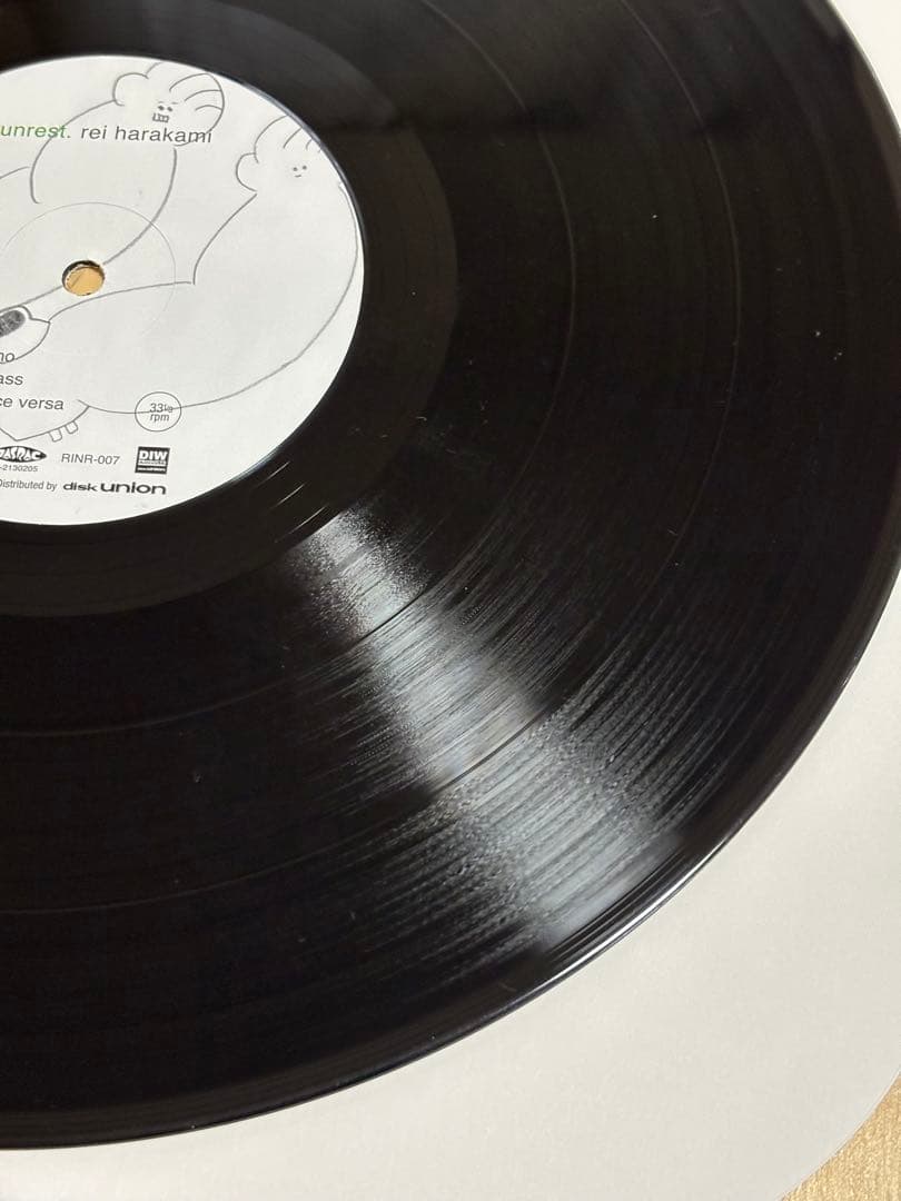 rei harakami unrest 12インチレコード2枚組