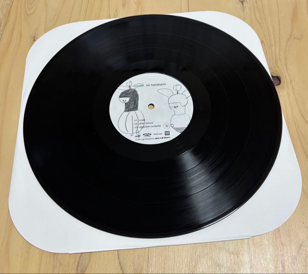rei harakami unrest 12インチレコード2枚組