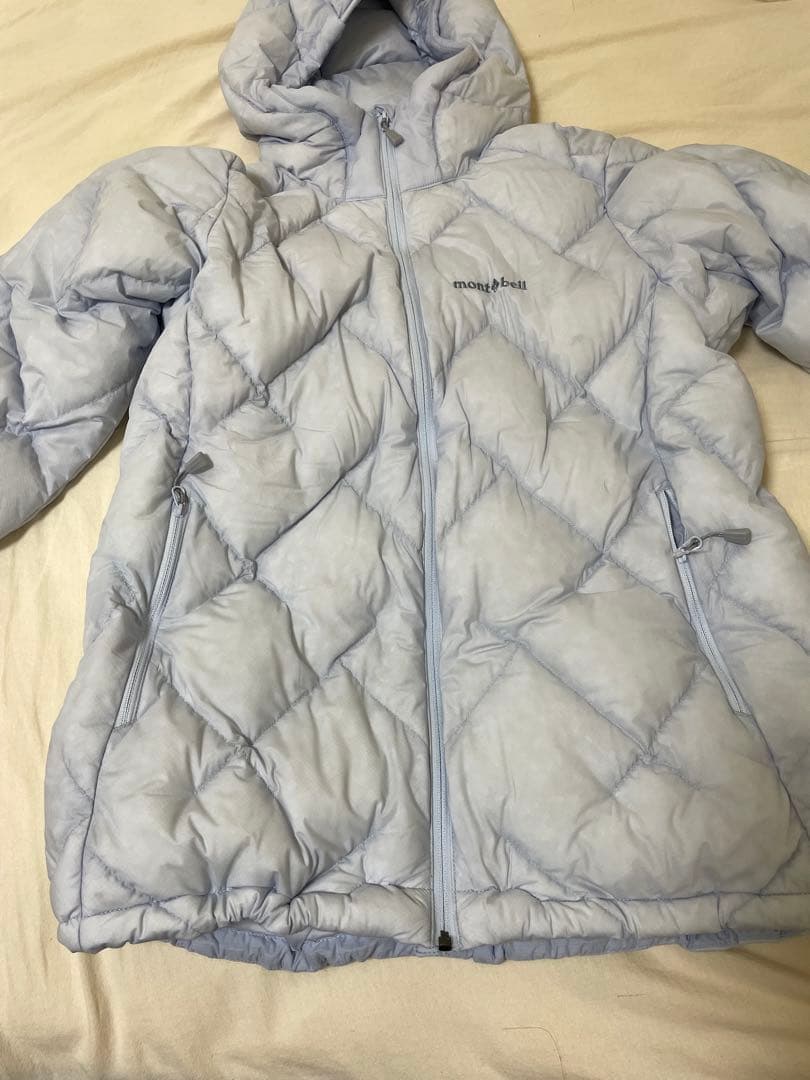 モンベル　ネージュダウンパーカ　ライトブルー
