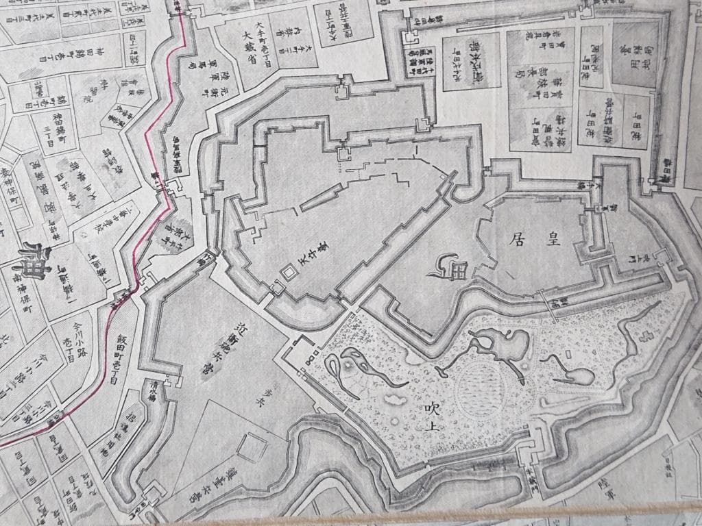 67　古地図　東京全図　東京府臓版　（B）