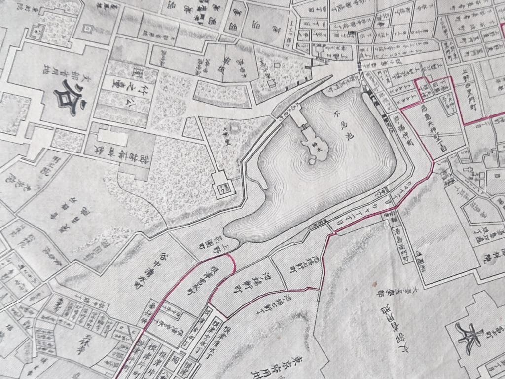 67　古地図　東京全図　東京府臓版　（B）