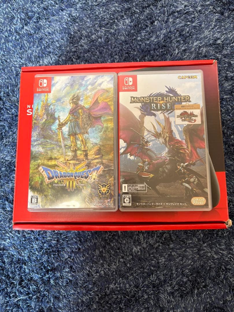 Nintendo Switch 本体 ネオンブルー/ネオンレッド ゲーム付き