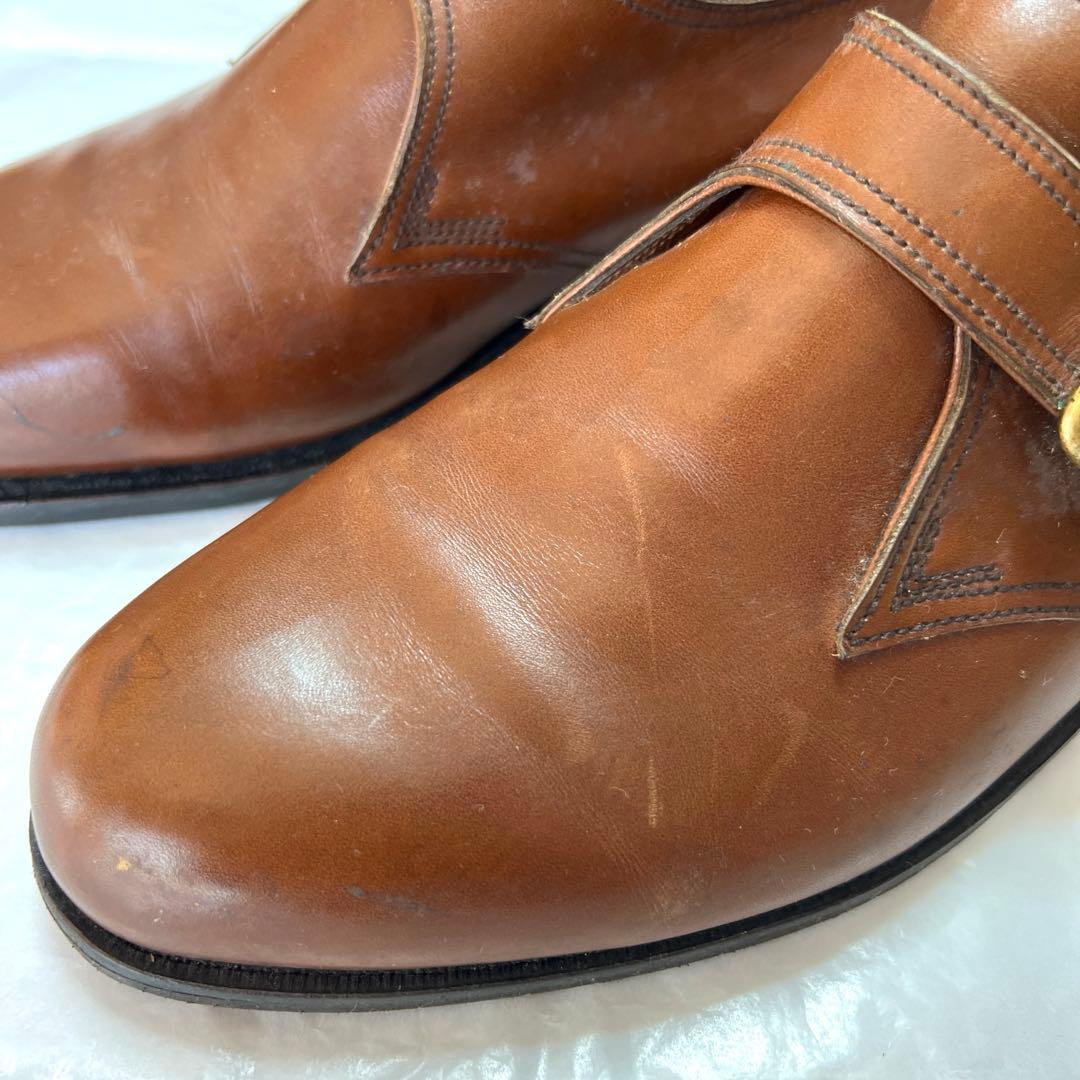 J.M. WESTON モンクストラップ UK6 E 純正シューツリー付