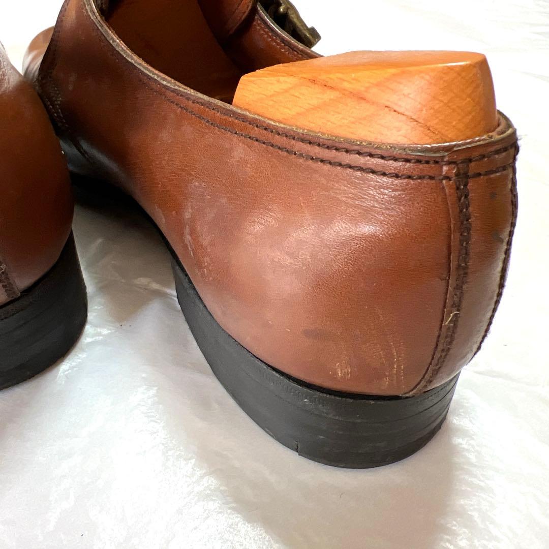 J.M. WESTON モンクストラップ UK6 E 純正シューツリー付