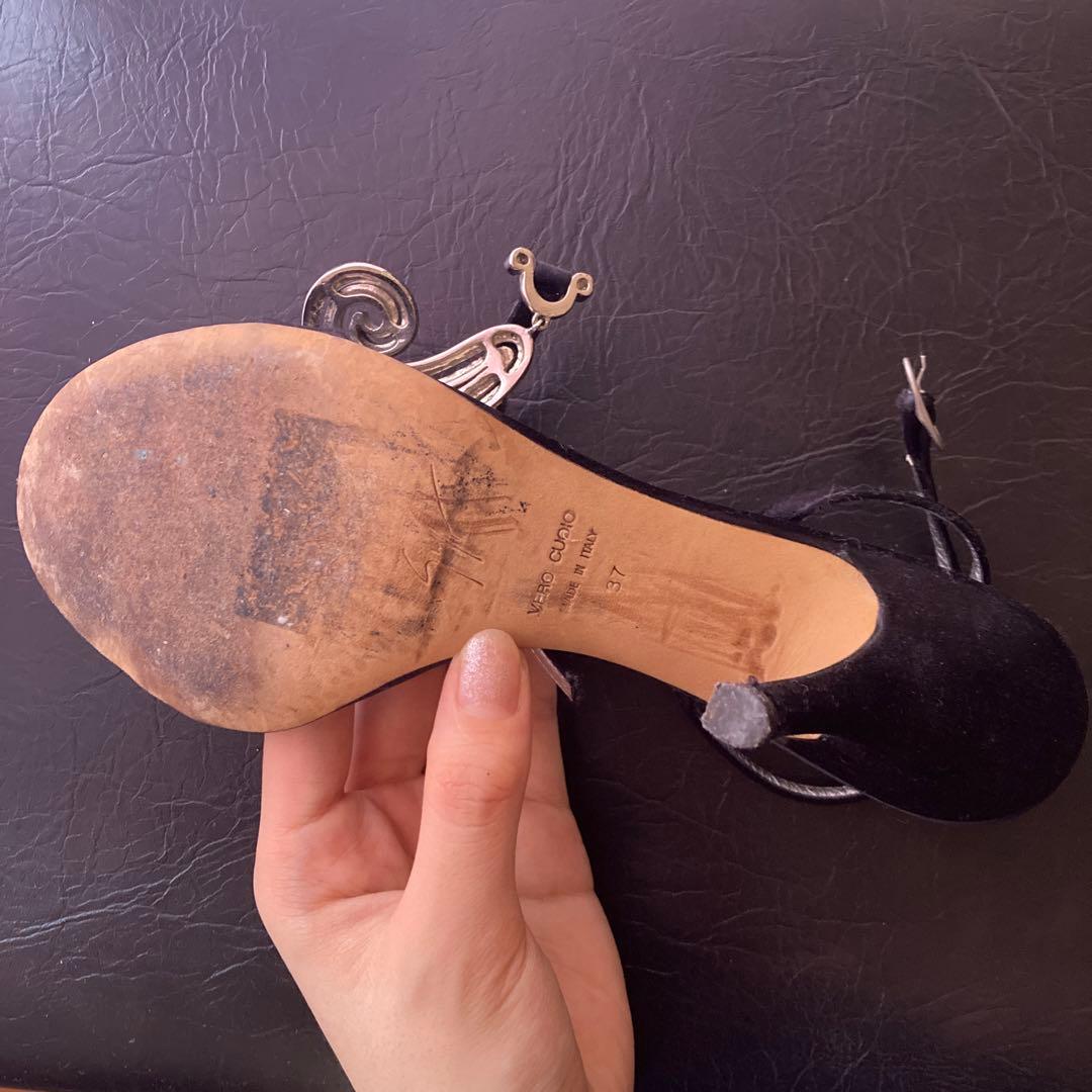 美品 ジュゼッペザノッティ スワロフスキー サンダル 希少 エリザベッタ