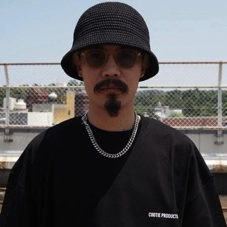 極美品 24ss COOTIE ニット クラッシャーハット ブラックF タグ付属