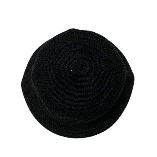 極美品 24ss COOTIE ニット クラッシャーハット ブラックF タグ付属