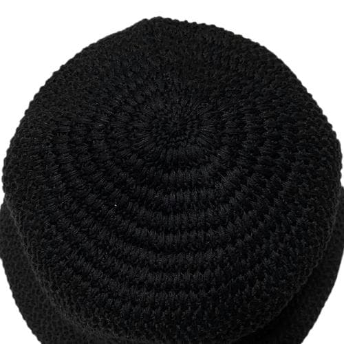 極美品 24ss COOTIE ニット クラッシャーハット ブラックF タグ付属