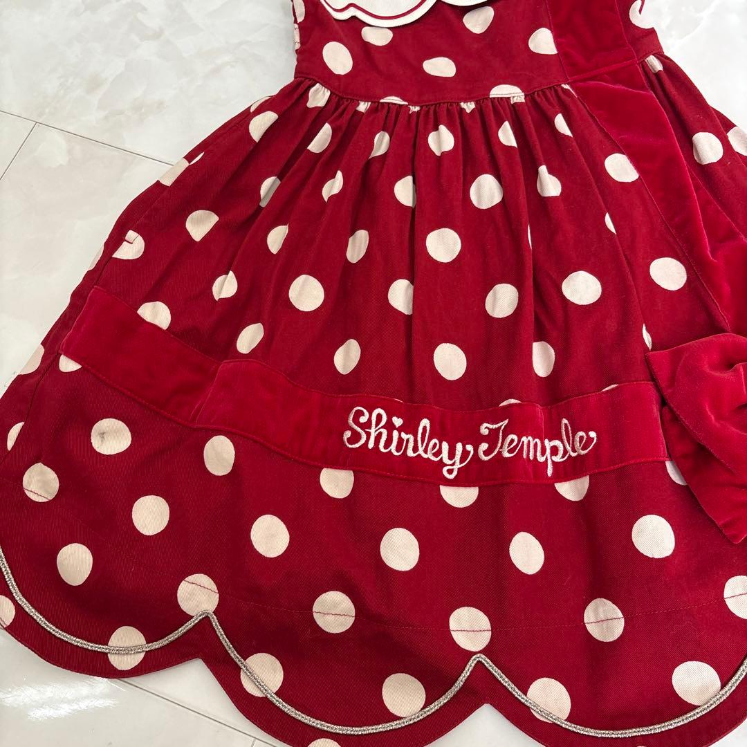 シャーリーテンプル♡美品♡ラッピングリボン♡でかリボン♡ジャンスカ120