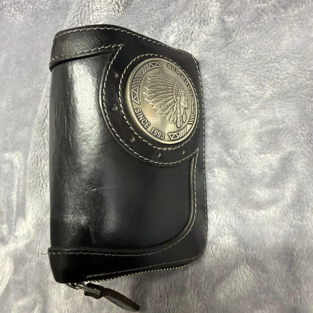 RED MOON レザー二つ折り財布BD-BAREBACK-01 BBK SBK