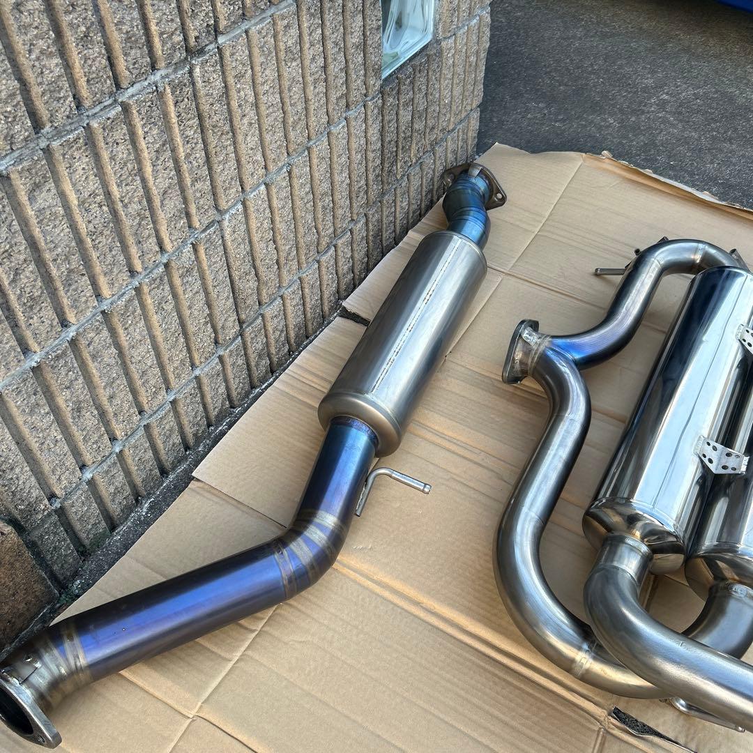 Z34フェアレディZ　アミューズ　フルチタンマフラー