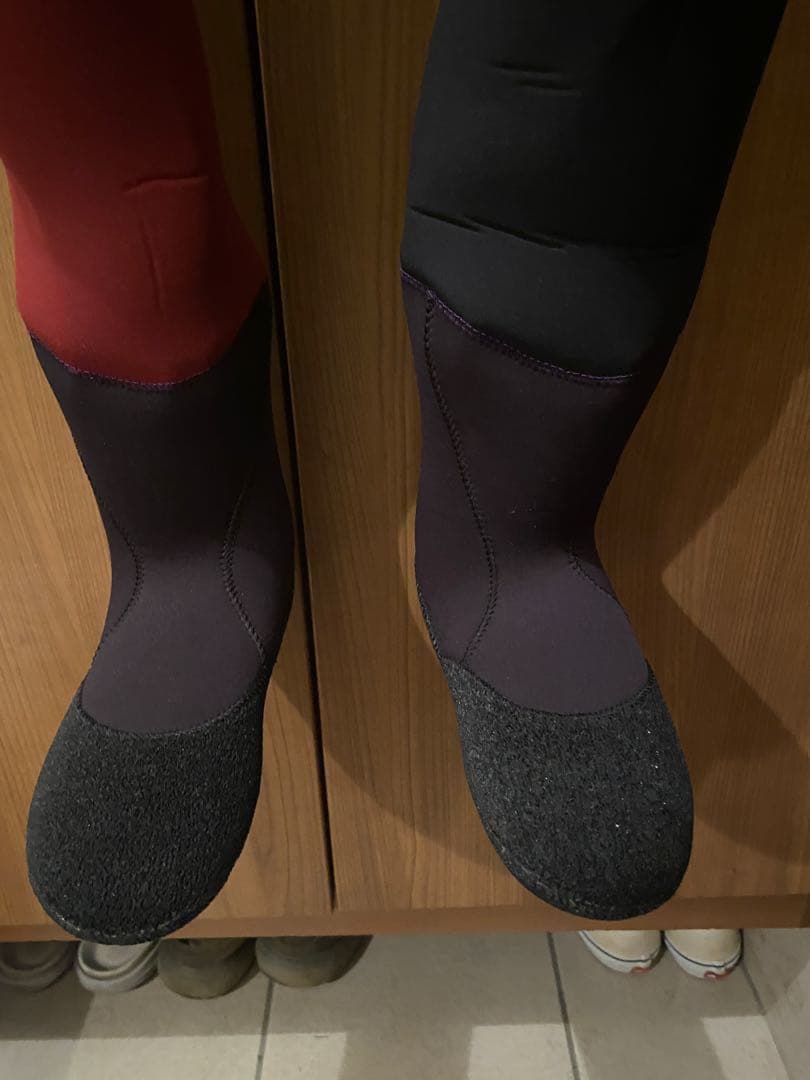 専用◇◇DOVE ドライスーツ◇レディース Sサイズ◇チェストジップ◇ブーツ付