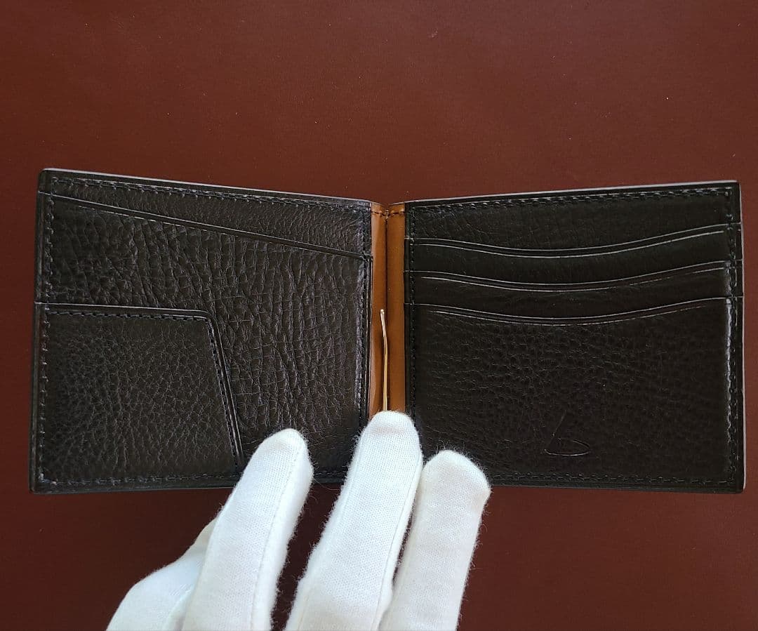 土屋鞄 ウルバーノ マネークリップ 小銭入れ無し ブラック