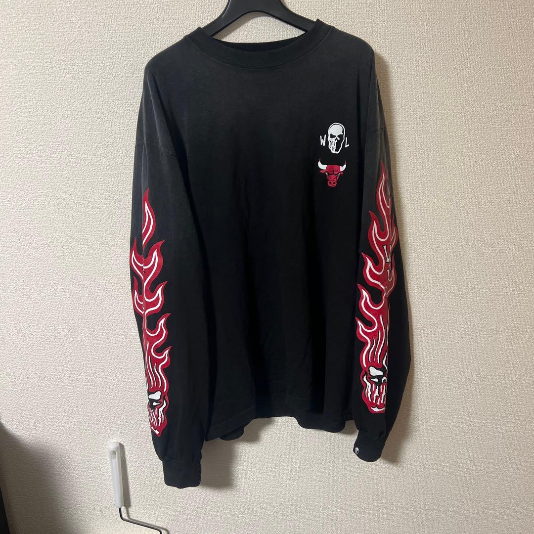 ウォーレンロータス シカゴブルズNBA W.L スカルフレイム Lサイズ