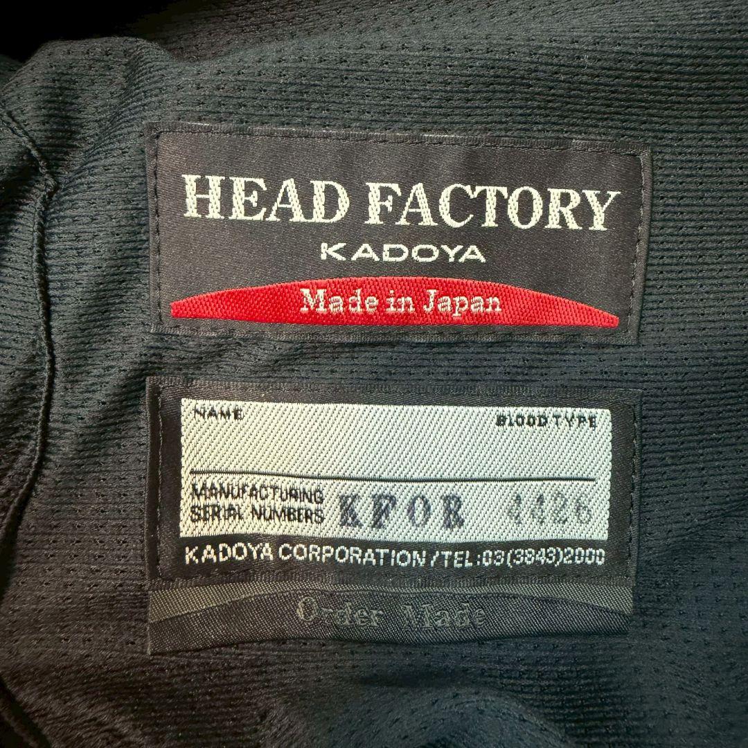 美品　KADOYA リアルレザーパンツ 本革 プロテクター 黒 ブラック