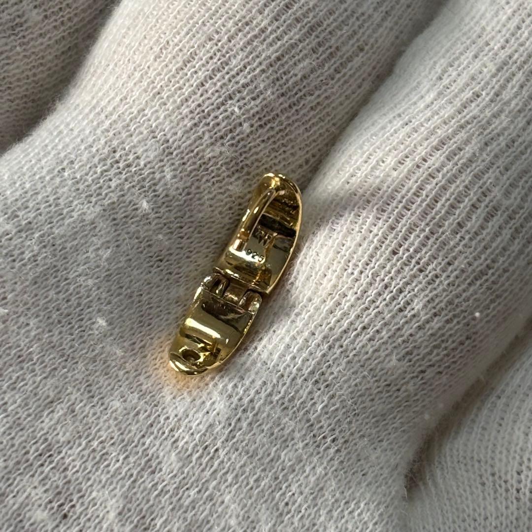 ［極美品］トムウッド　TOM WOOD アイスハギー　　ゴールド　フープピアス