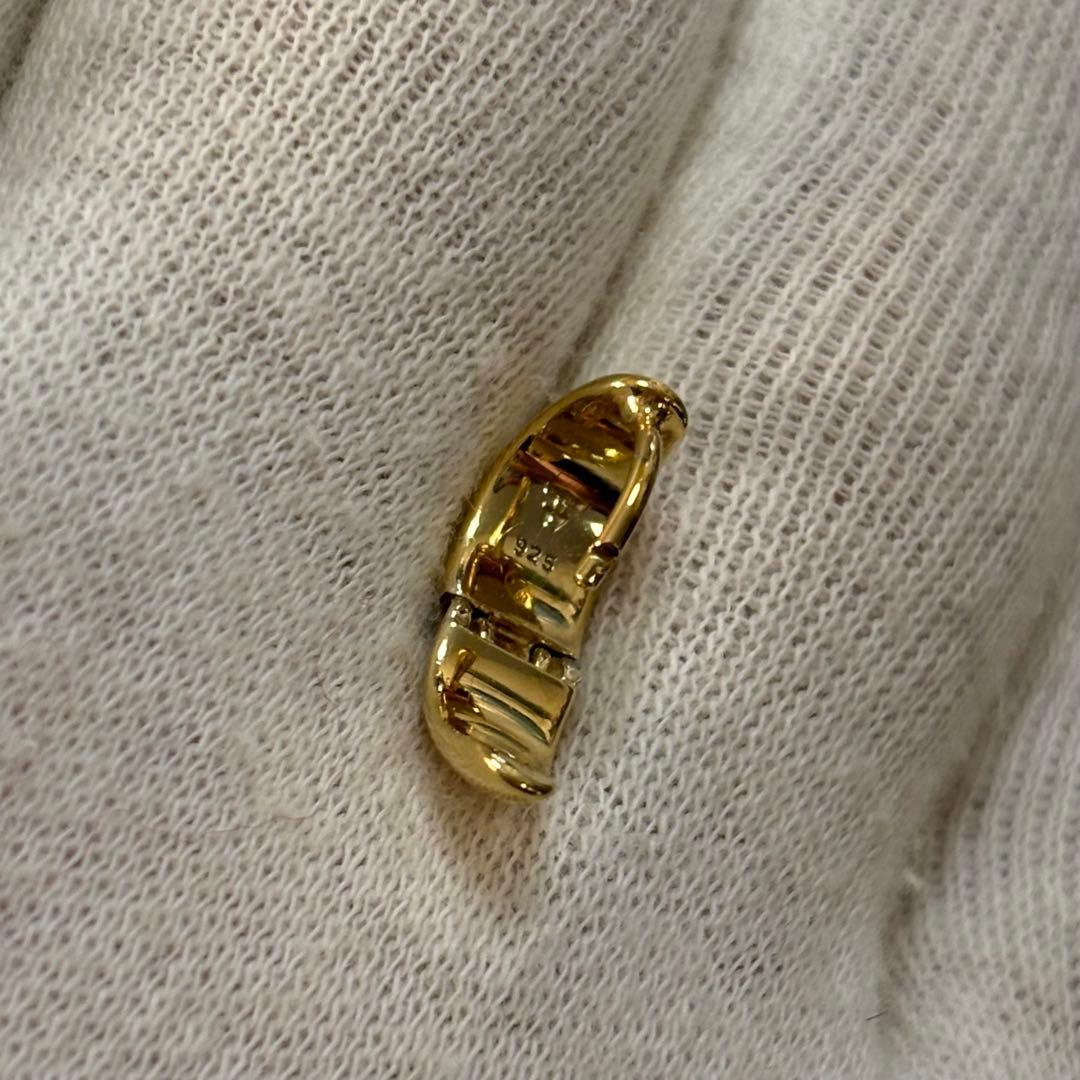 ［極美品］トムウッド　TOM WOOD アイスハギー　　ゴールド　フープピアス