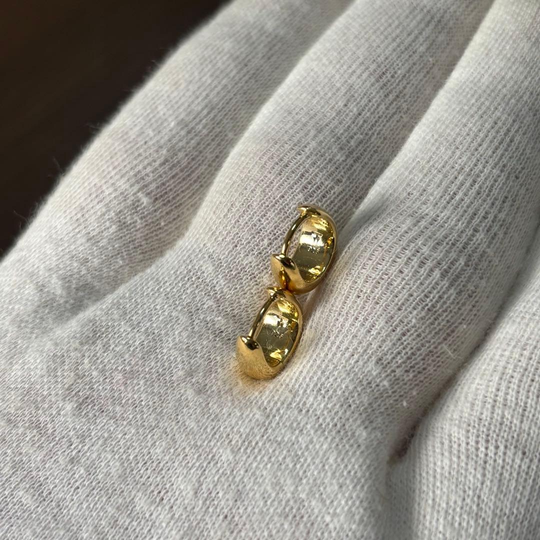 ［極美品］トムウッド　TOM WOOD アイスハギー　　ゴールド　フープピアス