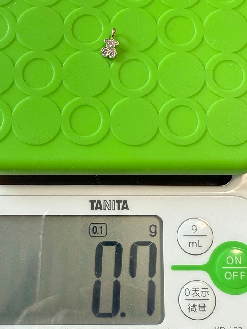 TOUS トウス　k18 ダイヤモンド　くま　テディベア　チャーム