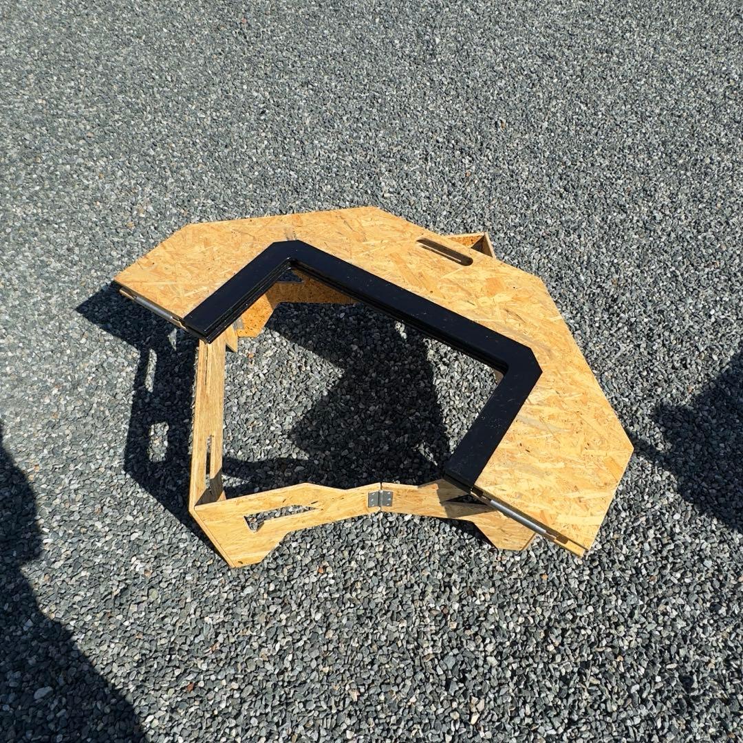 OSBボード 八角形 アウトドアテーブル　オクタゴンテーブル　ヘキサテーブル