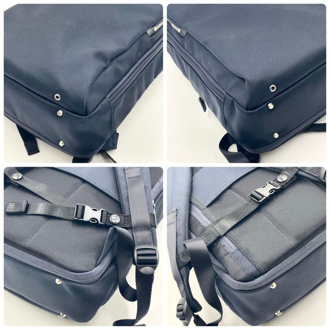 【未使用級】サムソナイト JET BIZ バックパック ビジネス ネイビー大容量