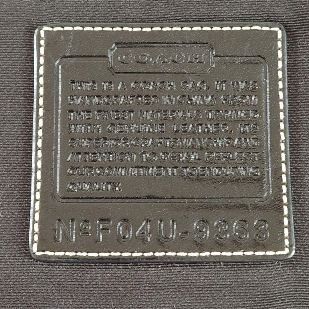 バッグ COACH Shoulder bag Signature black