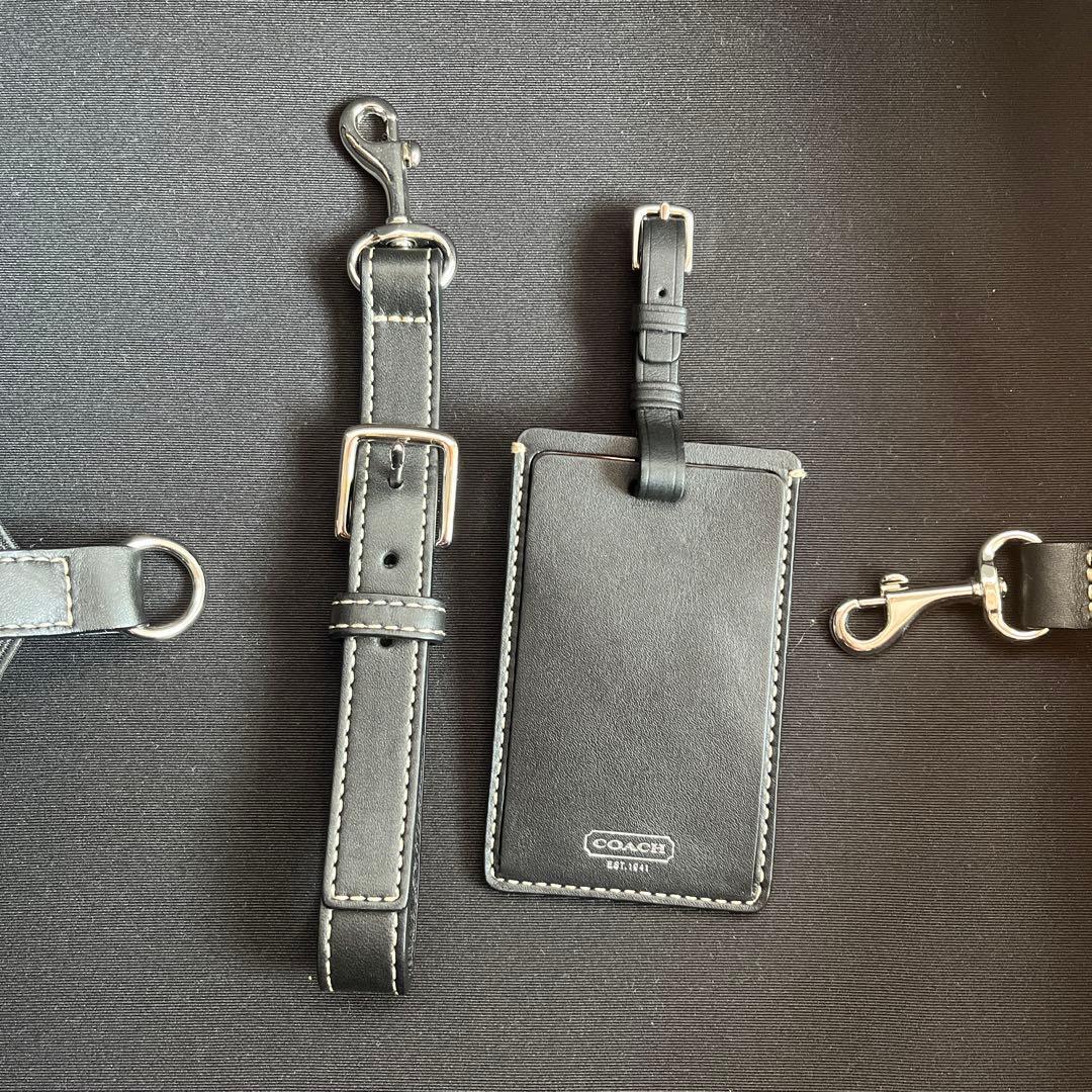 【希少】コーチ シグネチャー キャリーバッグ キャンバス F77180 ブラック