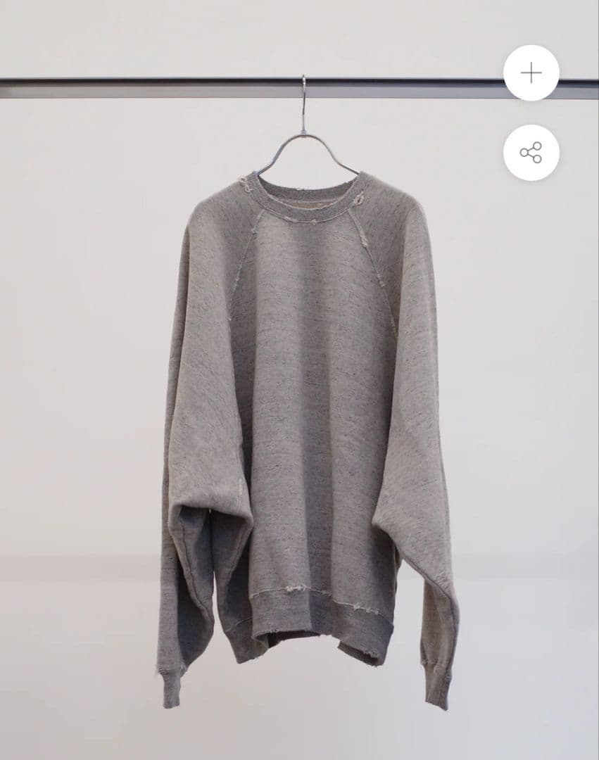 LON TWO SIDE SWEATSHIRT #04 グレー