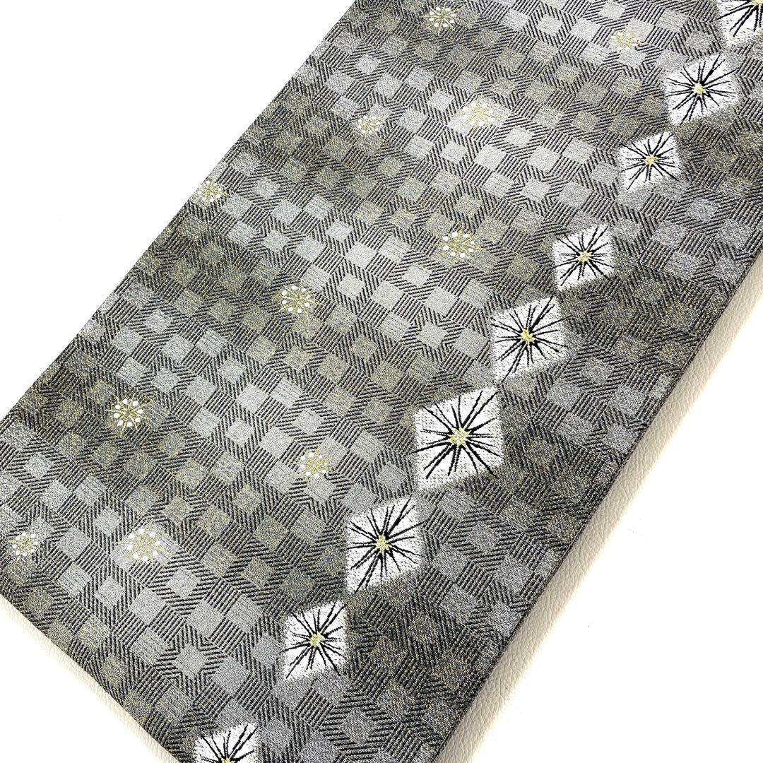 専用帯6016 ●高級 正絹 片面全通 リバーシブル 袋帯