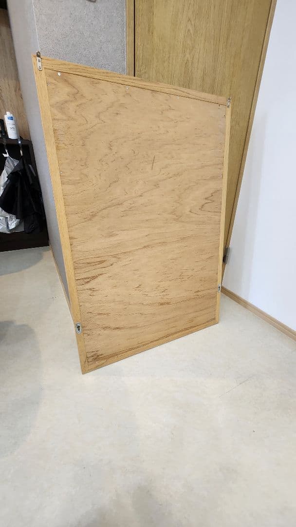 美容室木製ナチュラルウッド壁掛け鏡