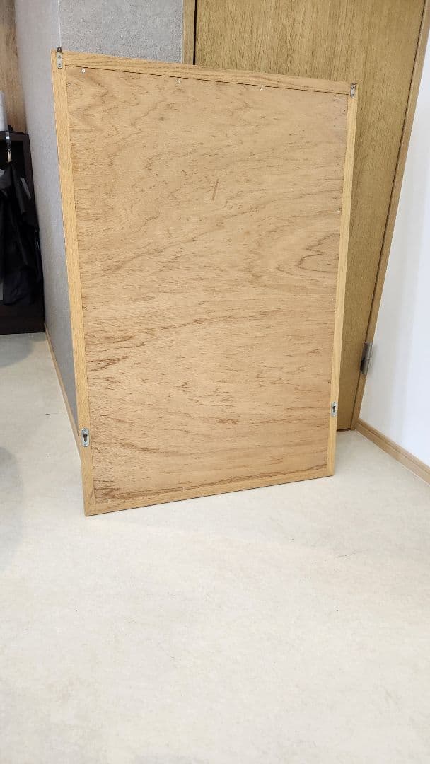 美容室木製ナチュラルウッド壁掛け鏡