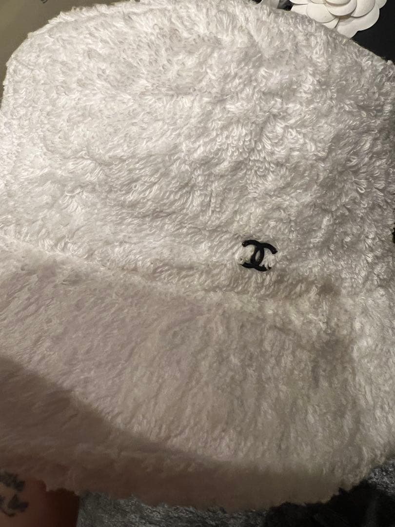 CHANEL ホワイト バケットハット M