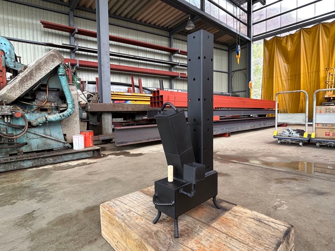 廃油✖️薪ストーブ