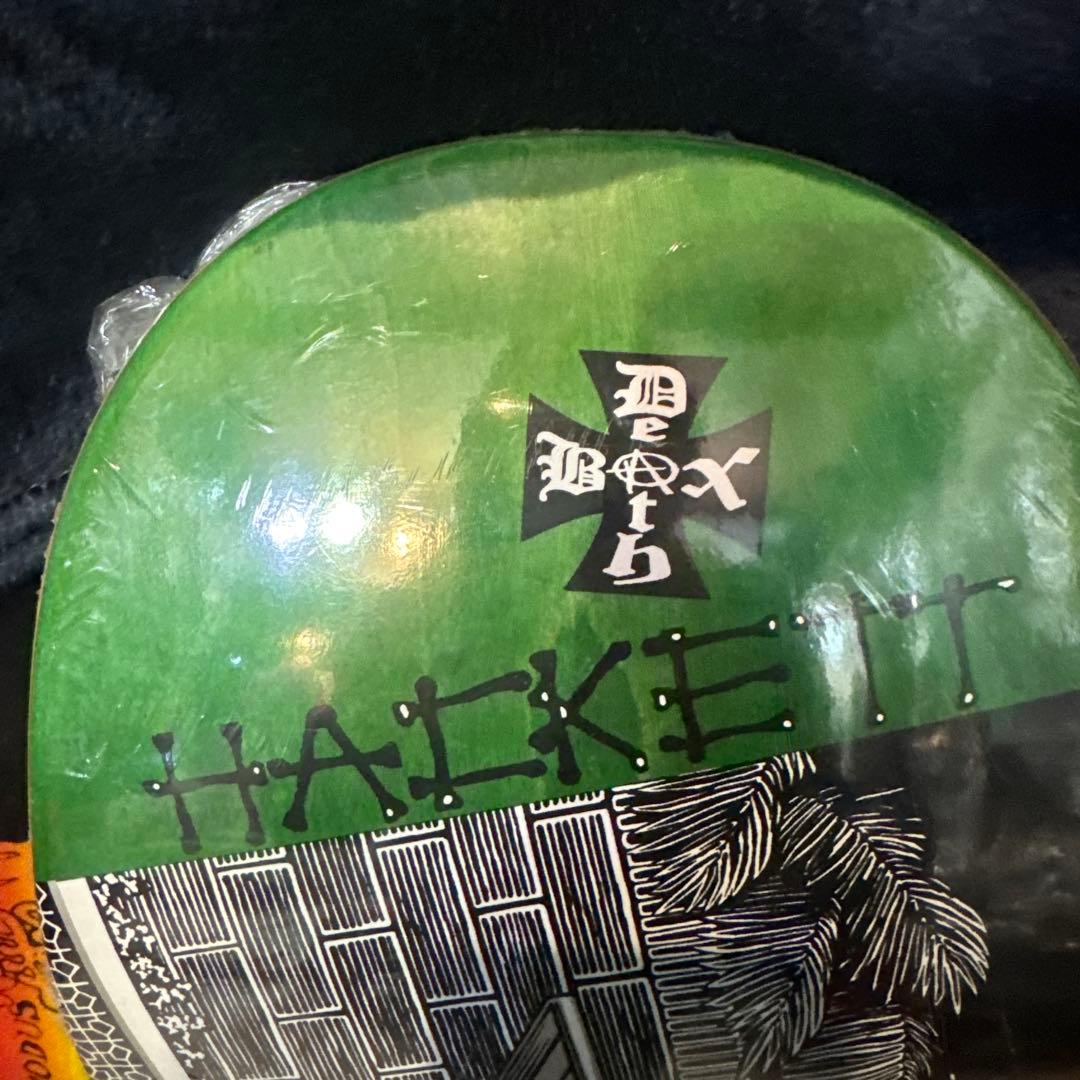 H-street HACKETT スケボーデッキ グリーン　8.75×33㌅