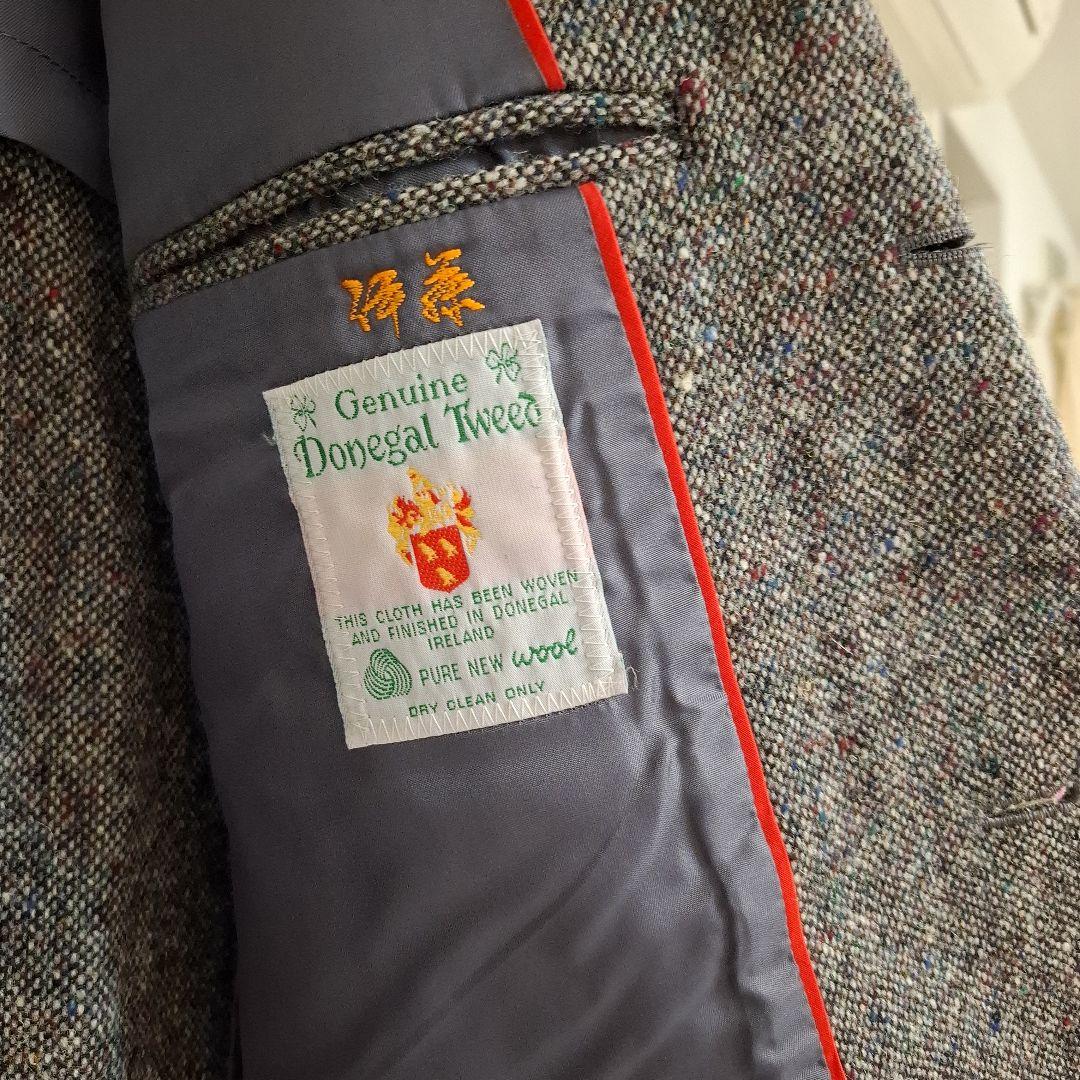 【最終値下げ】J.PRESS ドネガルツイードジャケット グレー系