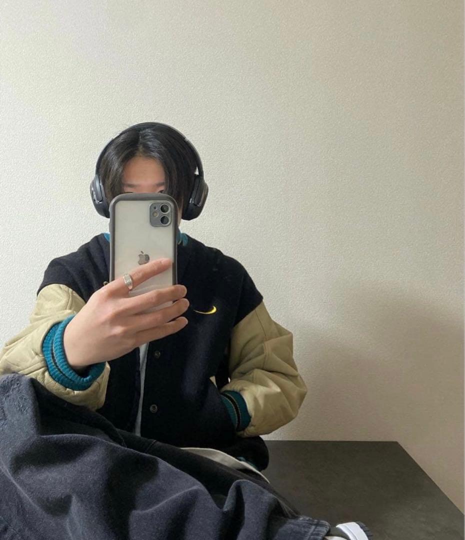 NIKE スタジャン ジャガーズ　Ｍ　カナダ製 レザー　90年代　NFL 激レア