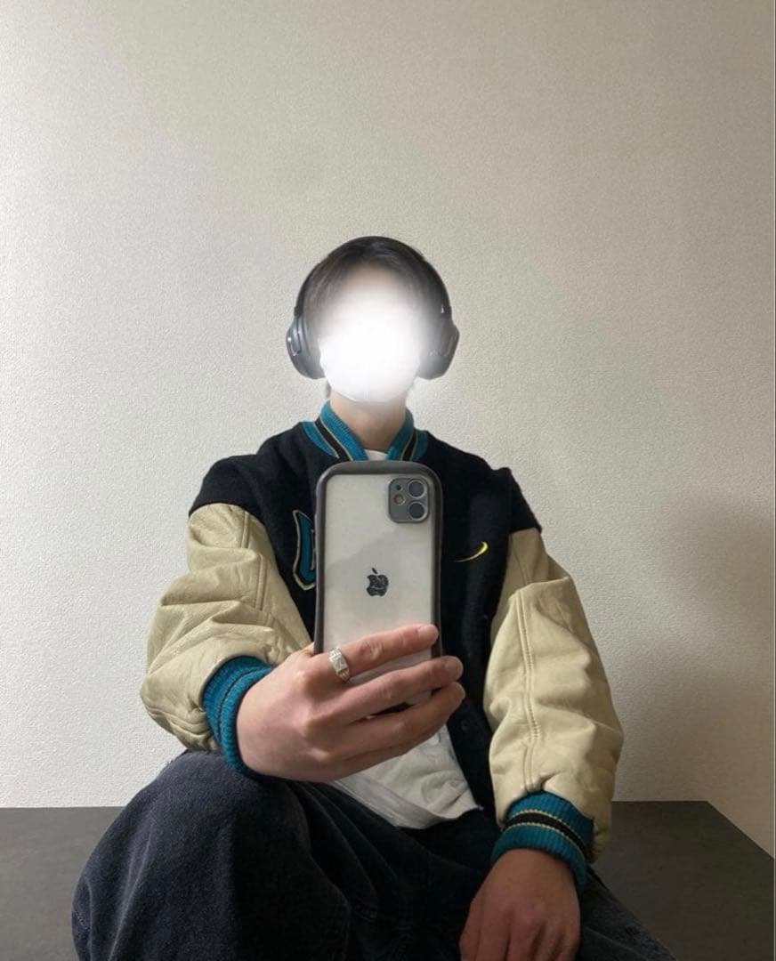 NIKE スタジャン ジャガーズ　Ｍ　カナダ製 レザー　90年代　NFL 激レア