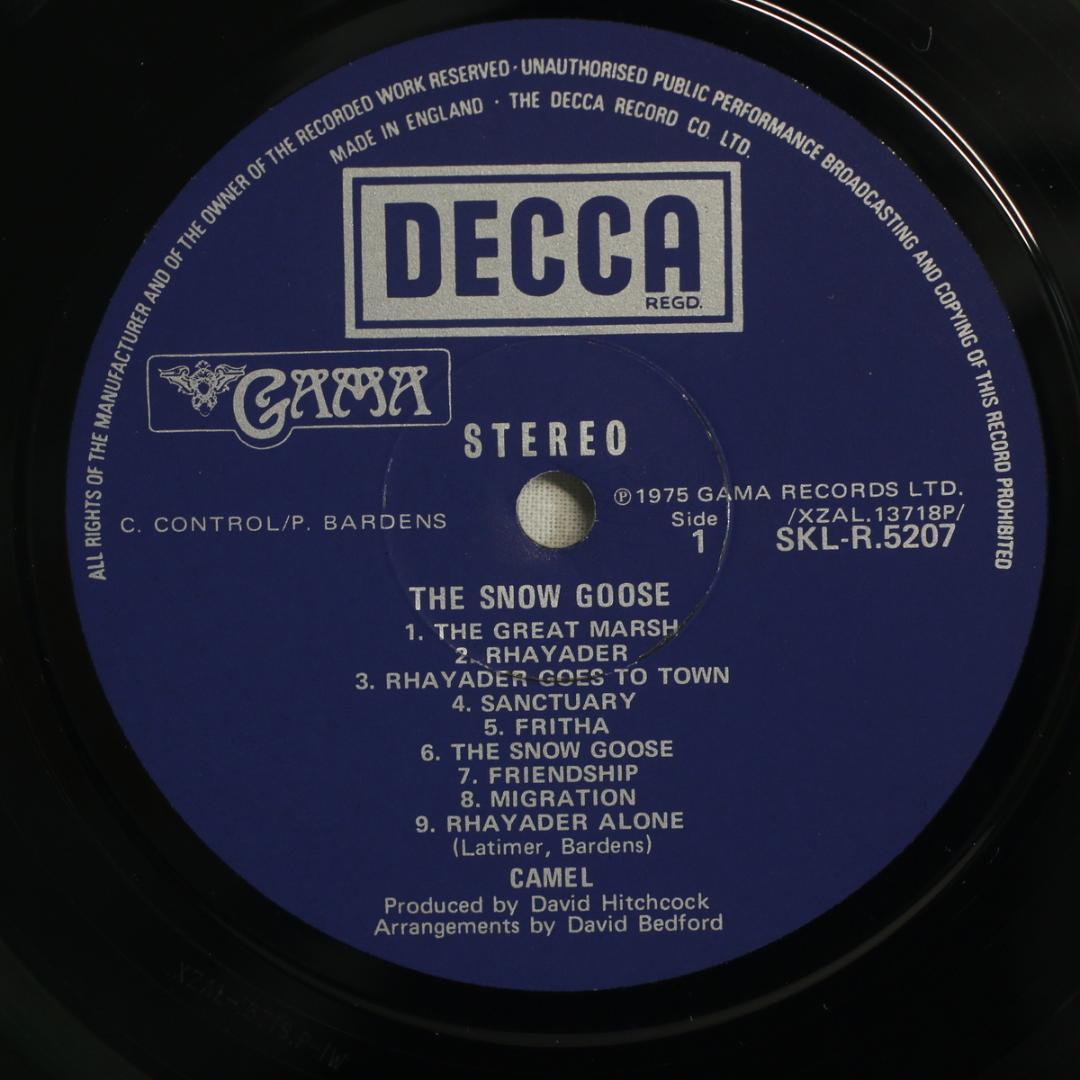 英LP Camel The   UKオリジナルの初回プレス盤