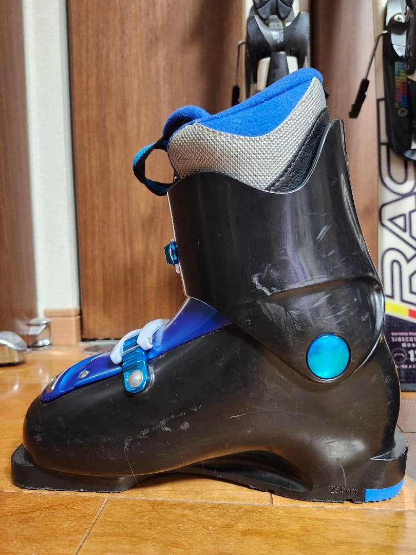 子供スキー板セット スキー板120cm ブーツ22cm　ストック