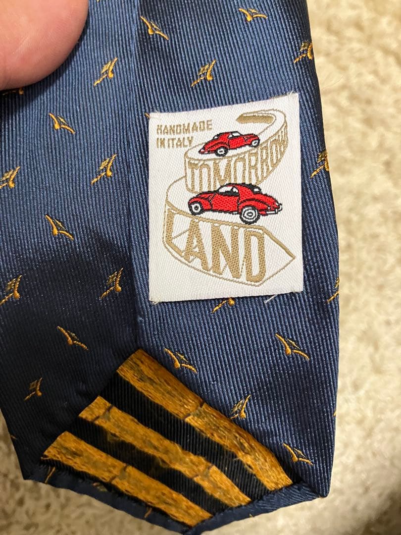 美品❗️tomorrow land トゥモローランド　セブンフォールドネクタイ